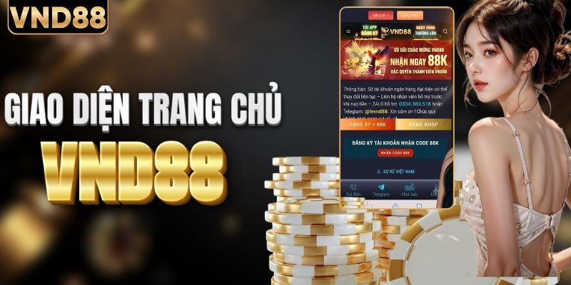 Giao diện trang chủ đẹp mắt, dễ thao tác